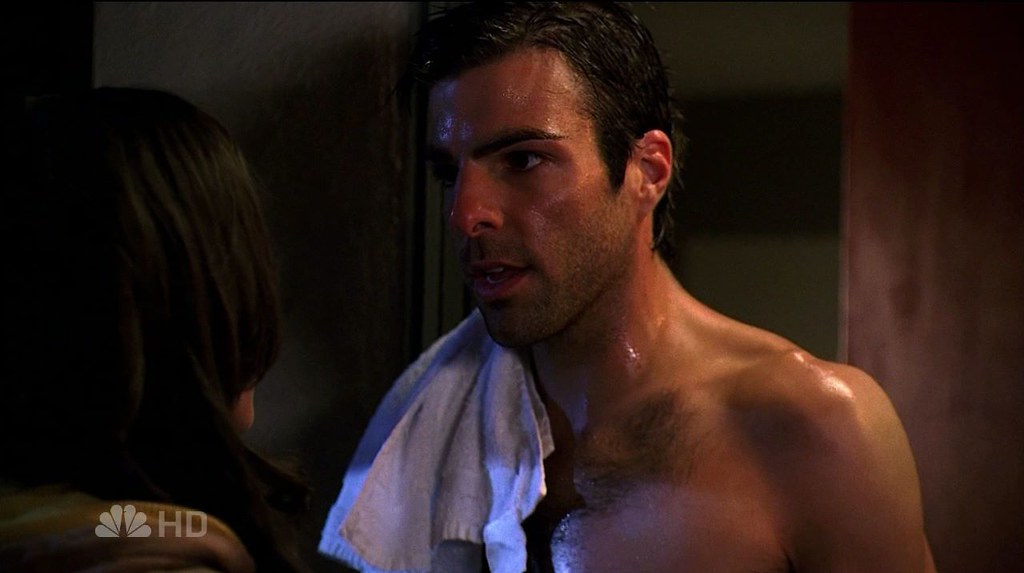 Zachary Quinto on Heroes s4e06 - Shirtless Men at groopii