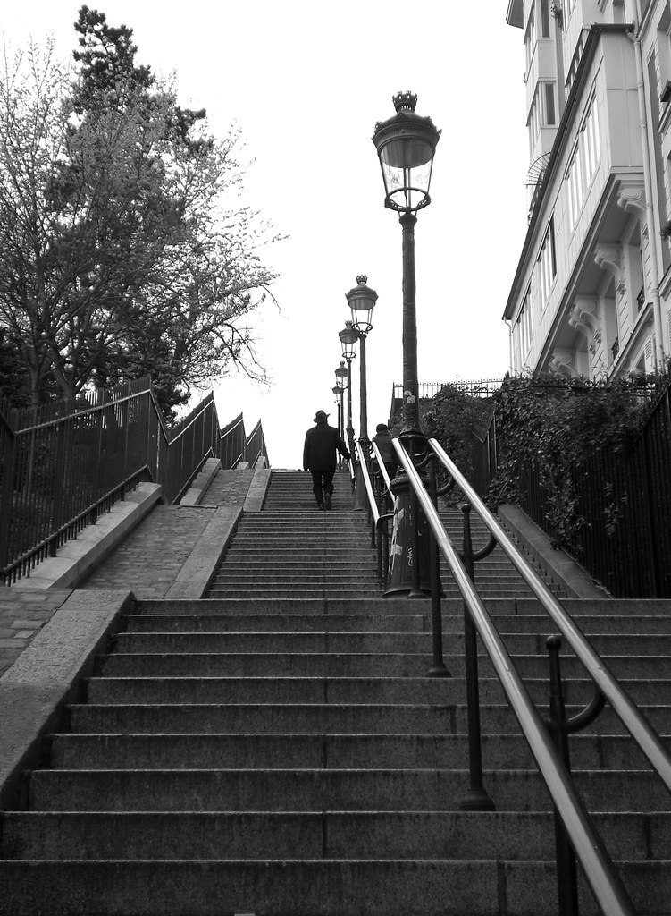 Escalier en Noir et Blanc by Philipp | Photography