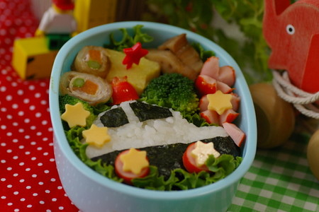 Police car bento box | it is a bento day Today! My boy want … | Flickr
