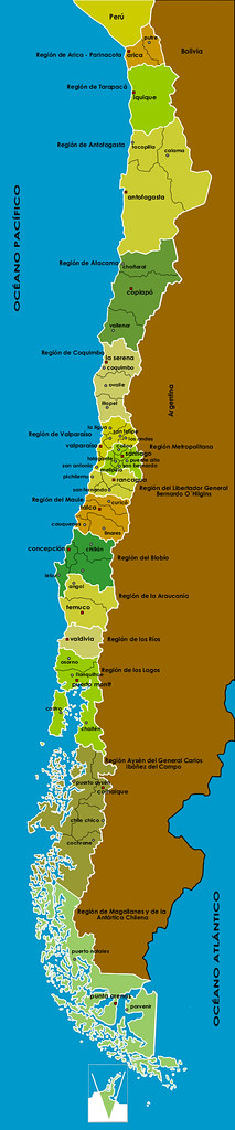 Mapa De Chile Biobio Map | Biobio Region Map