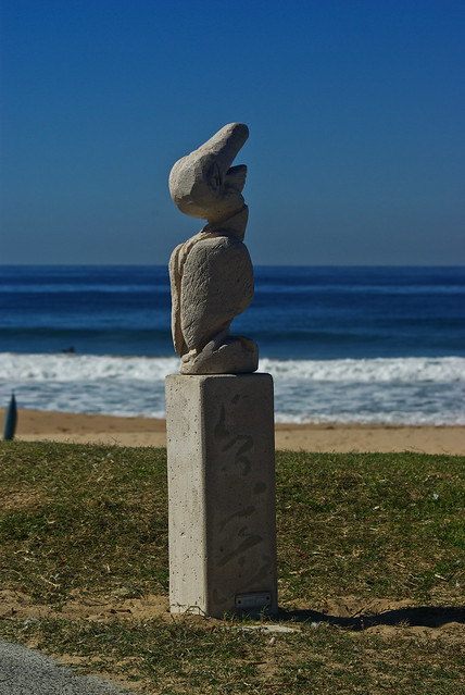 #17 Little Bird by Irene Caroll. 'On The Shore' sculpture competition as part of Thirroul Seaside Arts Festival