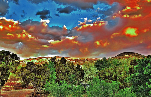 Sunset at Chaimayo, NM 1 by mcohen107,