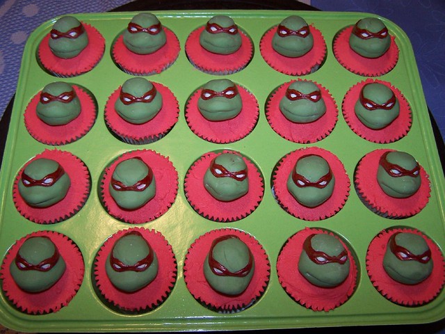 TMNT cupcakes