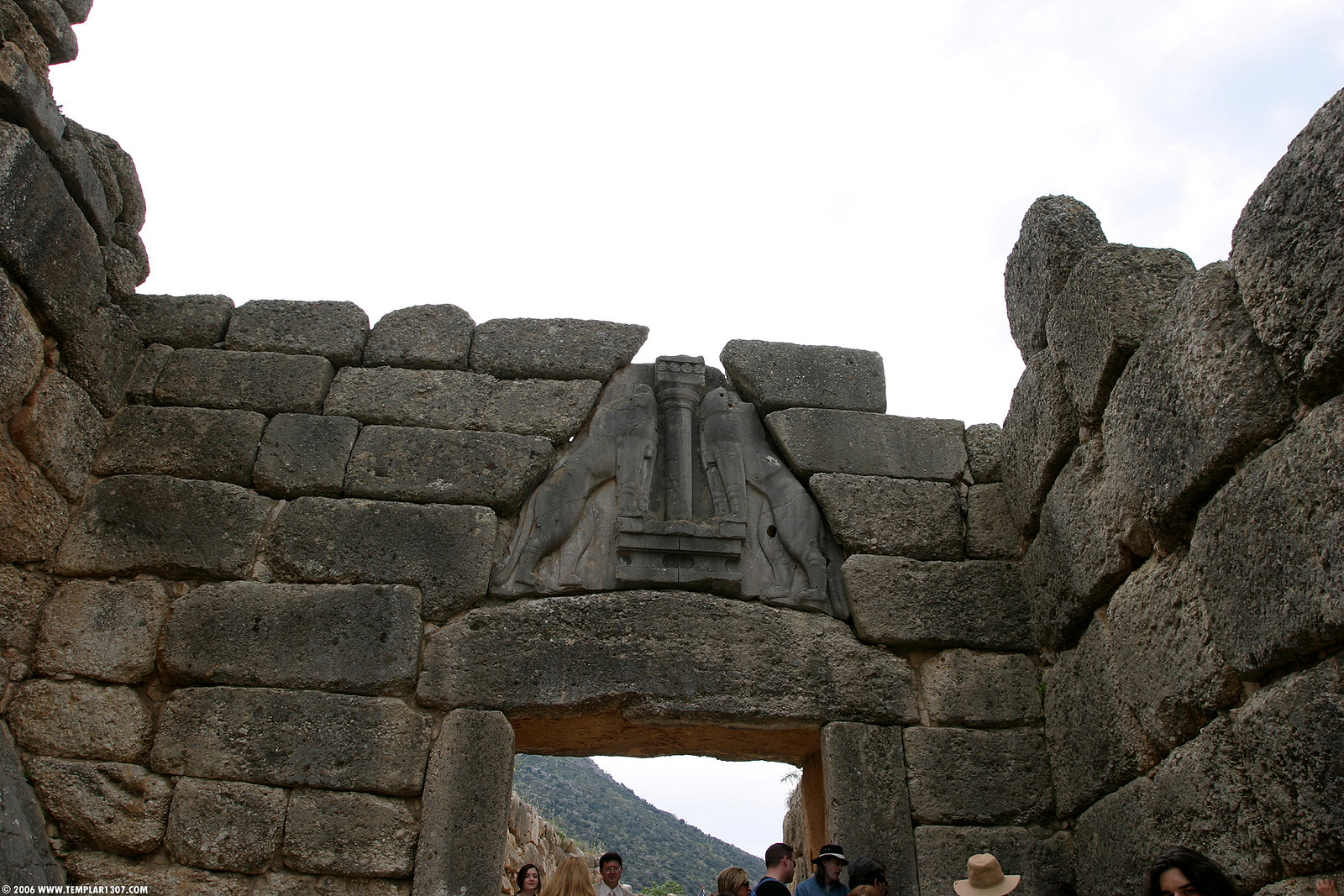 GR06 0136 The Lion Gate -  Mycenae