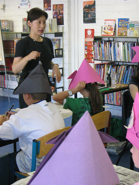Japanese Crafts Workshop, Finglas Library, 2006