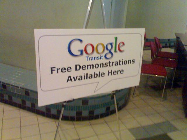 Google Transit Free Demonstrations Available Here