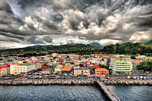 Storm Clouds over Dominica by Jeff Clow
