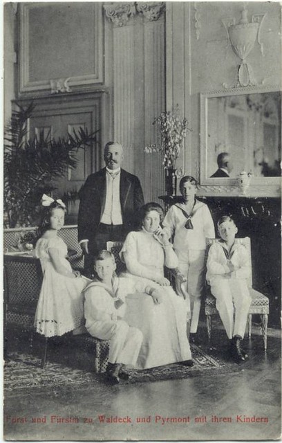 Familienfoto des Fürsten von Waldeck-Pyrmont