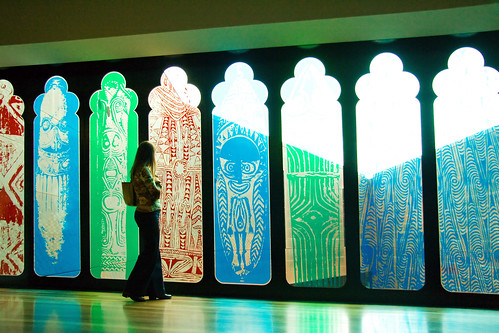 [282/2007]  Brittny Contemplating Arcega's Windows At The De Young Museum by PJ Taylor Photo