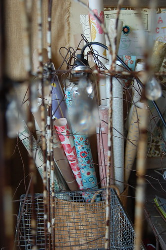 paper through chandelier | by knack studios