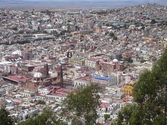 Zacatecas from above - on the hill 'La Bufa'