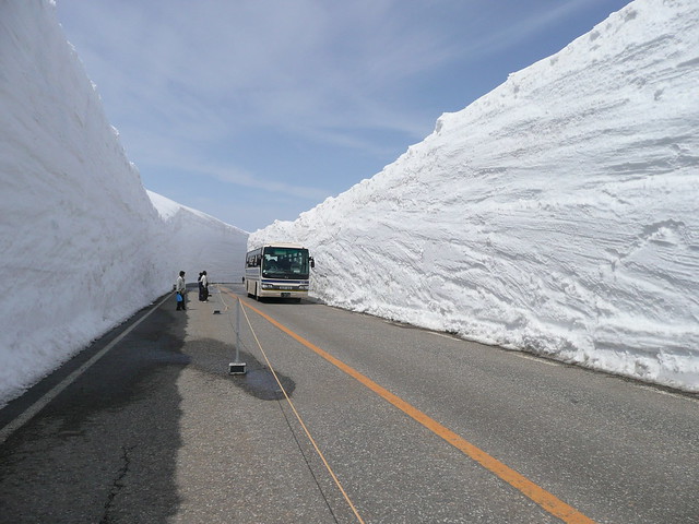 雪の大谷  - Snow corridor 