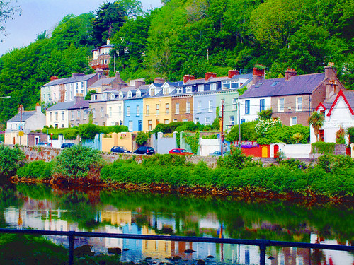 colourful cork houses (sunday's well road) by silyld