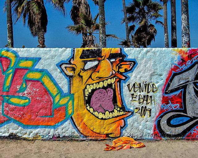 graffiti pit. venice beach, ca. 2009.