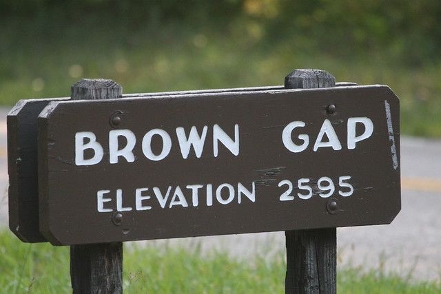 Brown Gap Sign