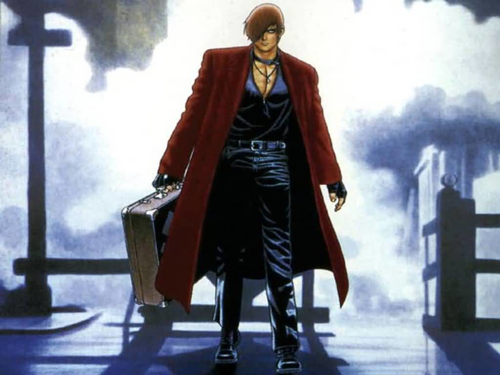 The King of Fighters XV  Iori Yagami Wallpaper  Cat with Monocle