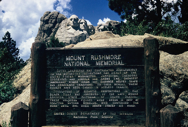 Mount Rushmore National Memorial, 1956
