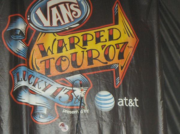warped tour 2007 poster