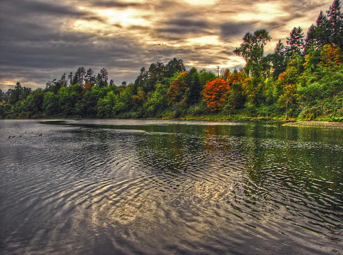 autumn trees red sky green water yellow clouds creek photoshop moody side gray scene explore handheld ripples chambers hdr universityplace photomatix a ©allrightsreserved qualityhdr 3exposure ogrange elements3 anyhdranyphotoshop hdrlandscapes chamberscreekproperties chambersbaygolfcourse mistymisschristie diamondclassphotographer flickrdiamond excellentphotographerawards october12th2007