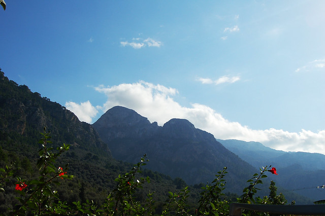 Mountains as seen from Fornalutx, Mallorca