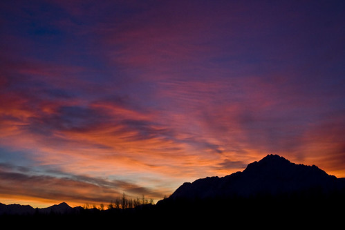 mountain clouds sunrise pioneerpeak