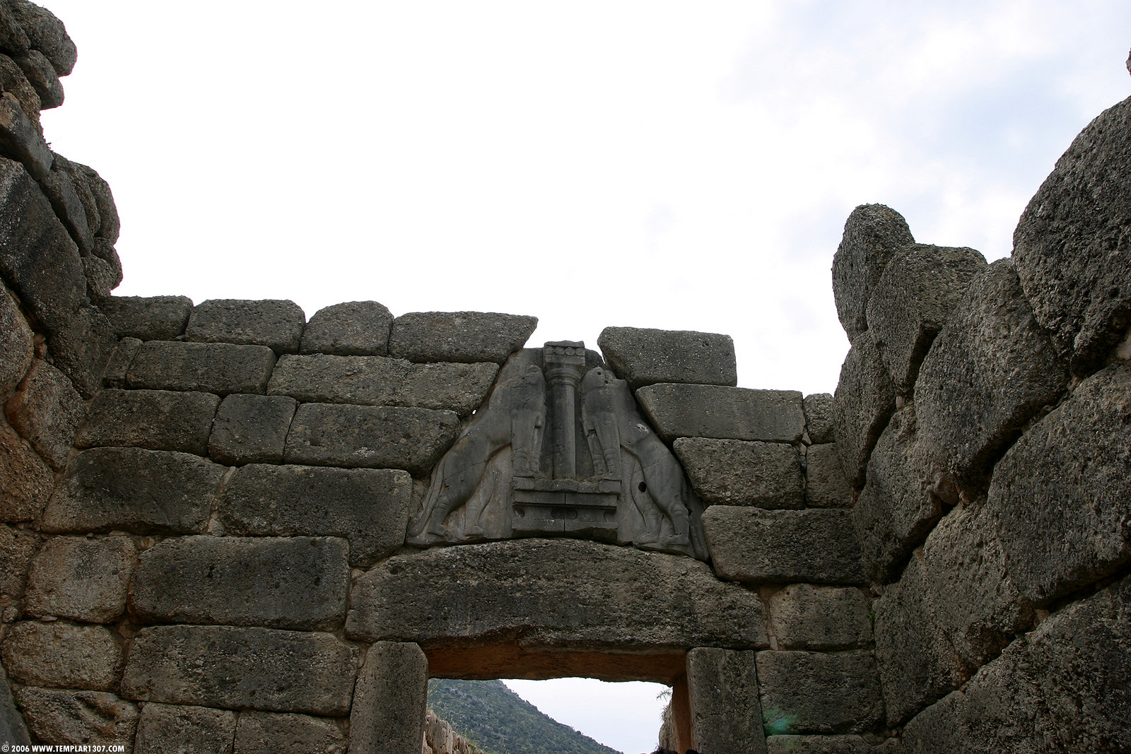 GR06 0138 The Lion Gate -  Mycenae
