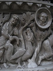 Detail inside the Chiesa di Sant'Agostino