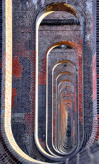 Through the arches
