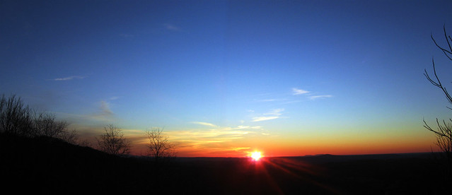 Sunset at Pilots Knob, Putnam Co, TN