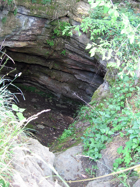 Indian Grave Point cave Entrance, DeKalb Co, TN