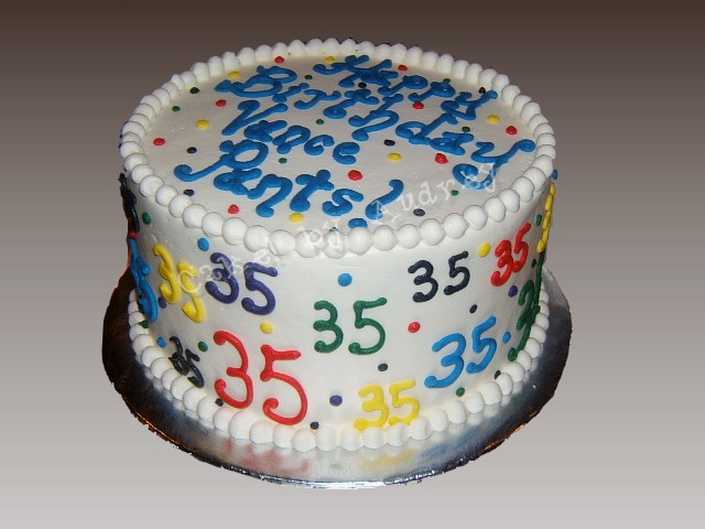 35th Birthday Cake