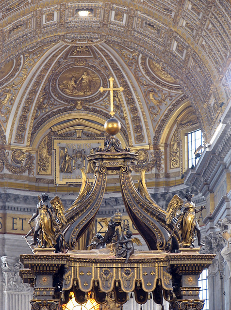 St. Peter's Basilica - The Baldachin by Bernini