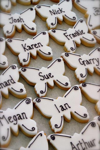 Butterfly Place Card Cookies