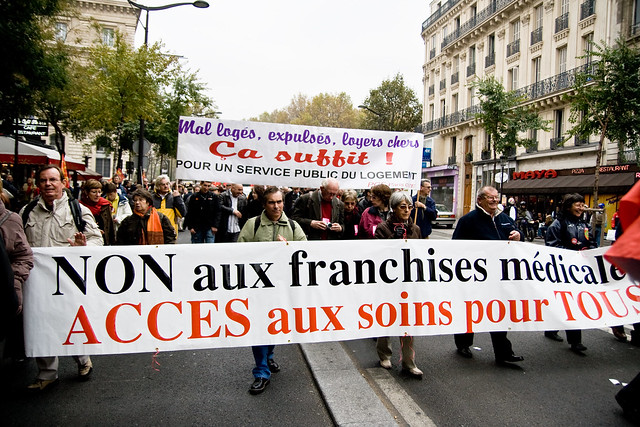 Demonstration - Parti Communiste Français (03) - 27Oct07, Paris (France)