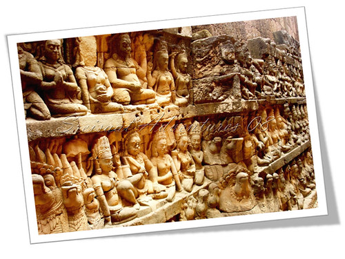 wall of apsaras and warriors | by sreisaat2