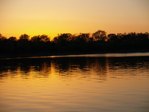 Sunset on Canton Lake OK _#10.JPG by pyn_OK, sunset nature ok pynok