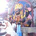 Kathmandu, fedeli dinanzi alla statua di Taleju