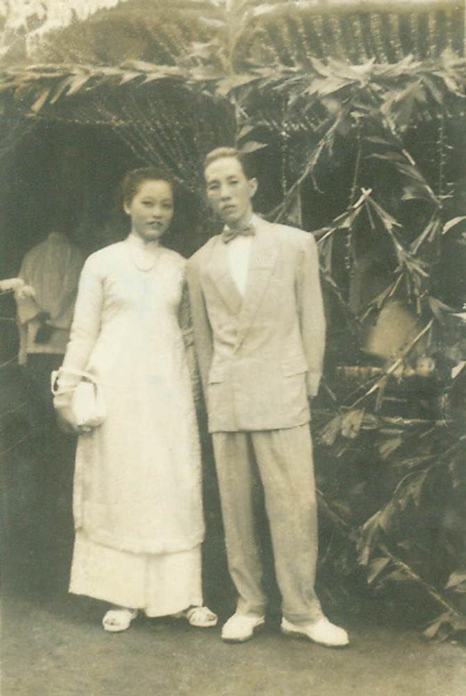 Đám cưới ba má của Ngọc, Vĩnh Châu - Bạc Liêu năm 1954