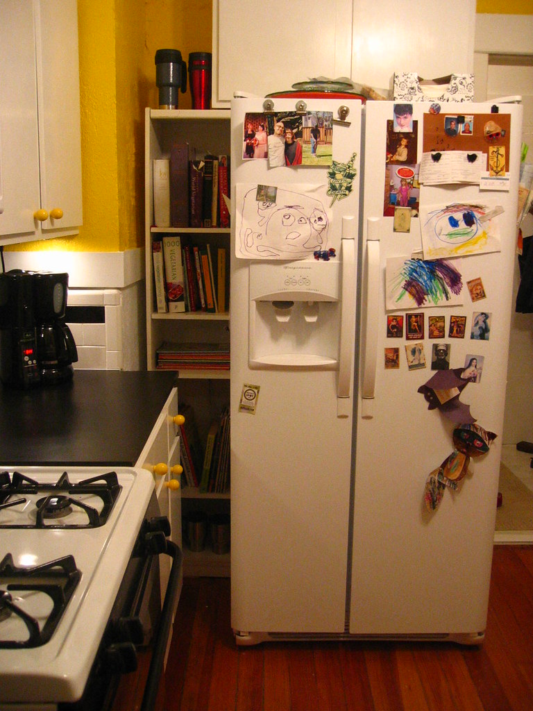 Small Kitchen Big Fridge Amy Abshier Flickr