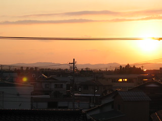 Sunset from my roof