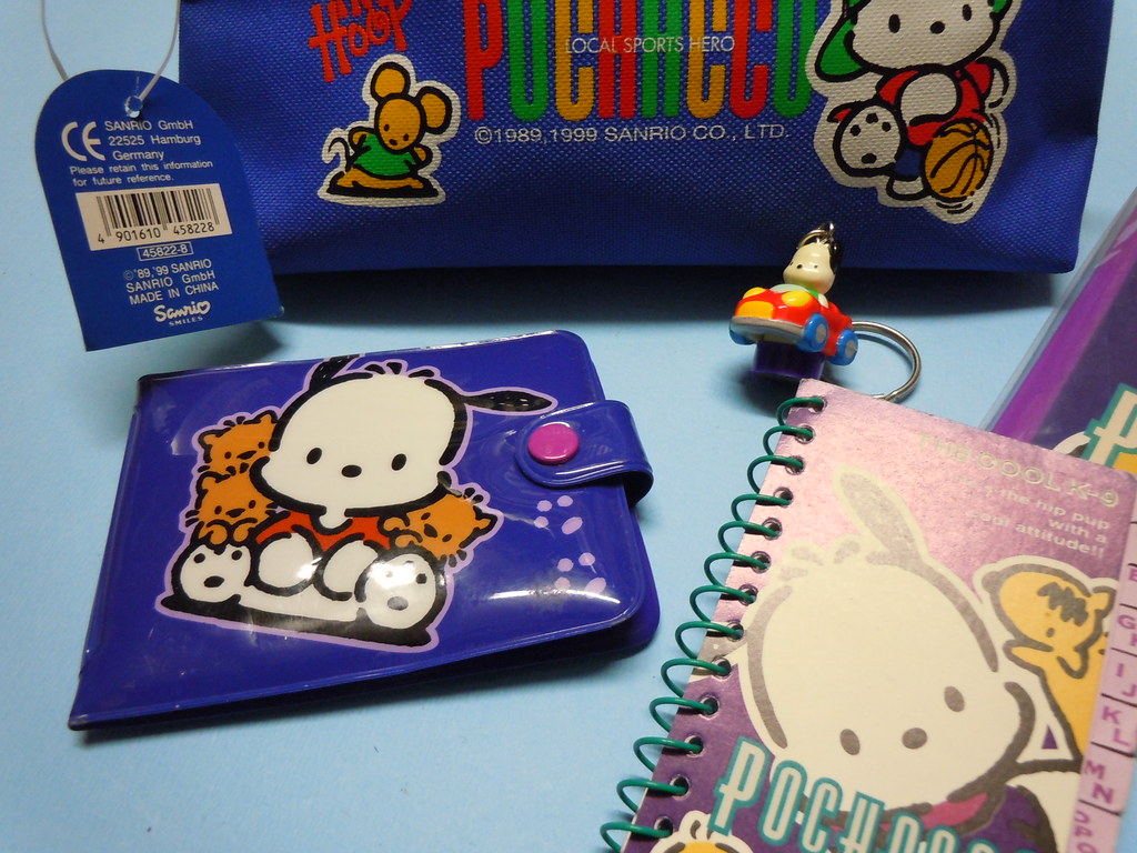 Sanrio - Pochacco 90s Stuff | Wallet Pencil case Memo pad mi… | Flickr