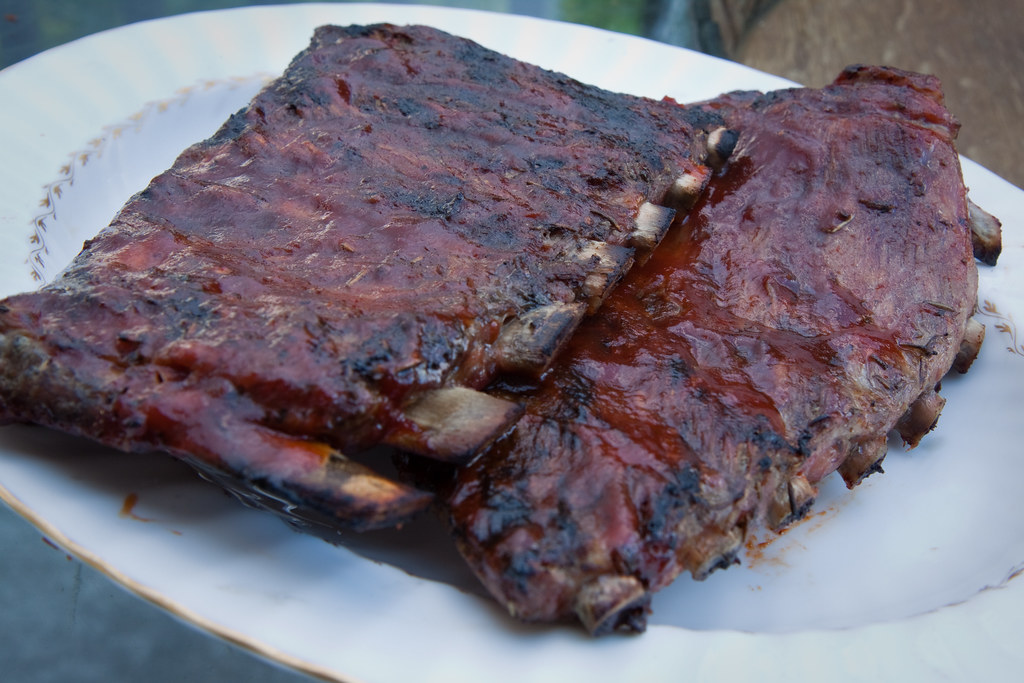 Baby Back Ribs Plated - May 11 | After most of the cooking i… | Flickr