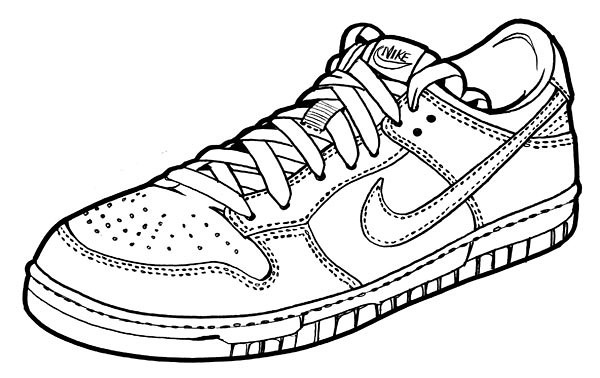 Dunk | My drawing of Nike's Dunk shoes... for a shoe customi… | Flickr
