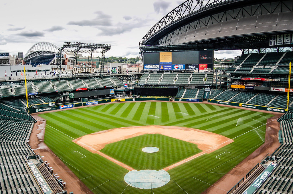 View from Home Plate at Safeco Field - Seattle Mariners Ba…
