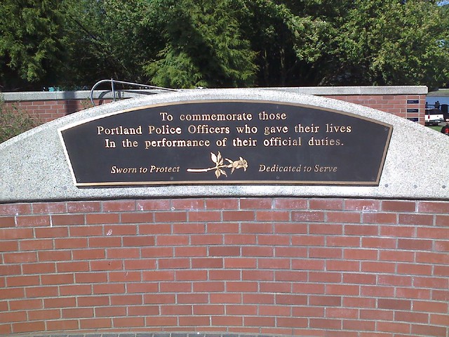 Portland Police Memorial