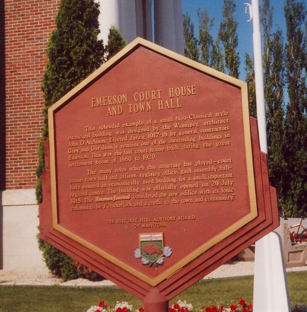 Emerson Courthouse & Town Hall Marker