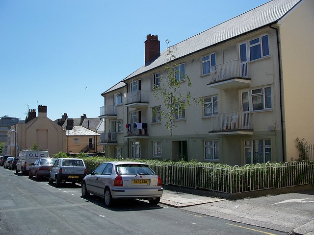 Flats built on the site of No 15