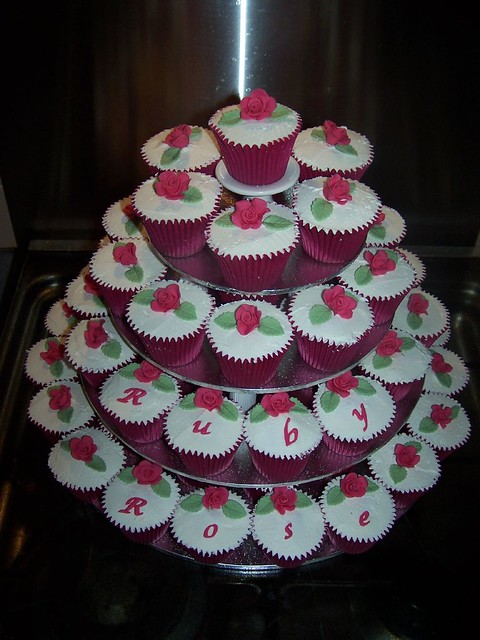 Ruby Rose  cupcake tower