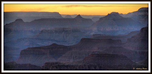 Grand Canyon Sunset by davidanthonyporter