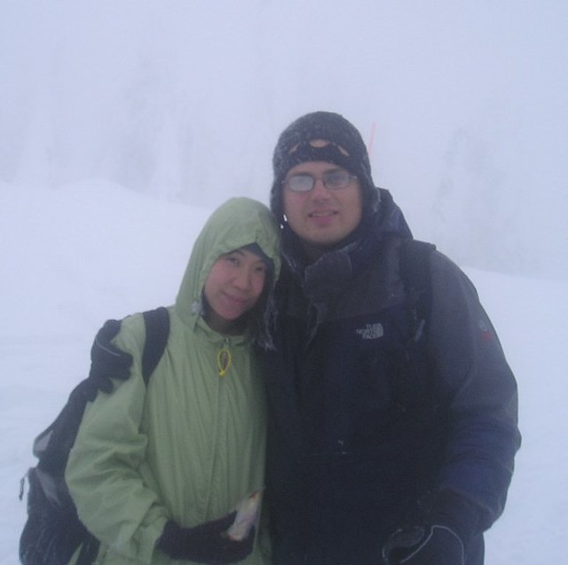Snowshoers at Hollyburn's Peak